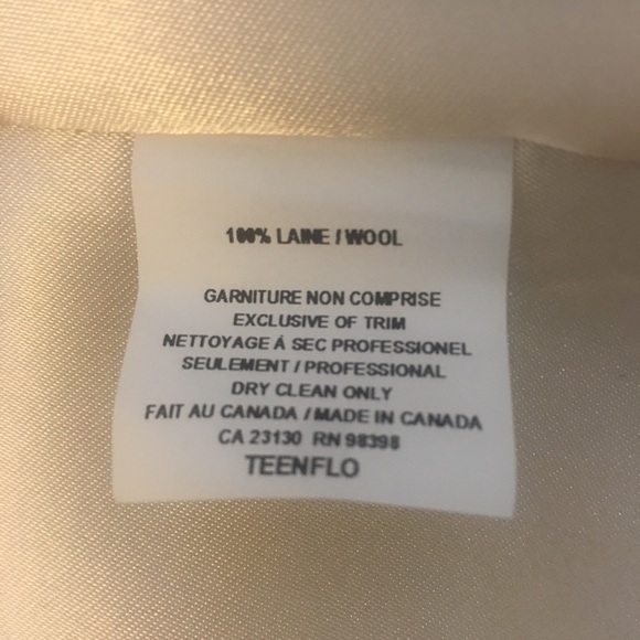 NWT TeenFlo 100% wool coat size 6 -has some damage - Picture 13 of 16